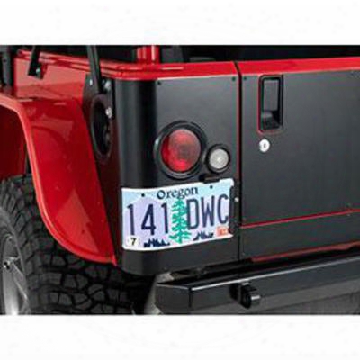 Warrior Rear Corners With Cutouts For Led Lights (black) - 917apc