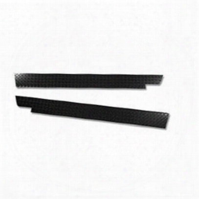 Warrior Rocker Panel Sideplates (black Diamond Plate) - 906xpc