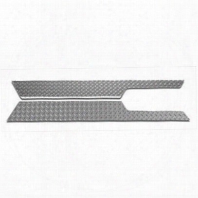 Warrior Rocker Panel Sideplates With Lip (black Diamond Plate) - 908ux