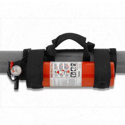 Warrior Roll Bar Hand Grip/fire Extinguisher Holder Combo (black) - 4402