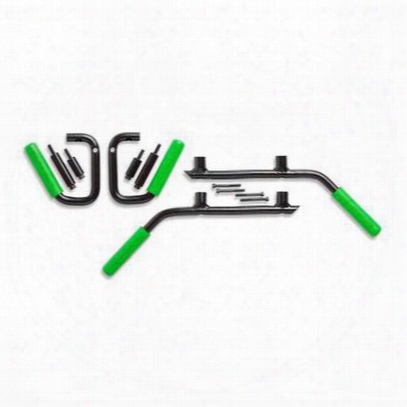 Welcome Distributing Front And Rear Grabars With Green Grips - 1005g