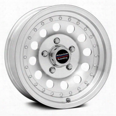 American Racing Ar62 Outlaw Ii, 15x8 Wheel With 5 On 4.75 Bolt Pattern - Machined With Clear Coat - Ar625861