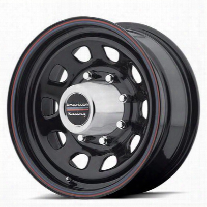 American Racing Ar767 Series, 16x7 Wheel With 8 On 6.5 Bolt Pattern - Gloss Black - Ar7676782