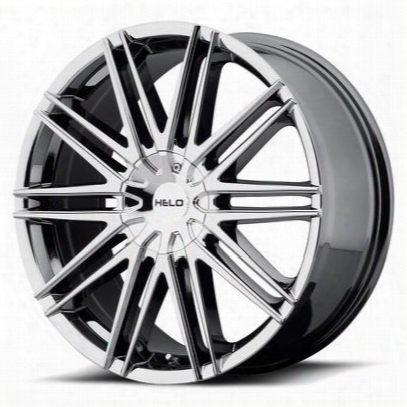 Helo He880, 20x8.5 Wheel With 5 On 115 And 5 On 120 Bolt Pattern - Chrome- He88028520842