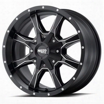 Moto Metal Mo970, 18x9 Wheel With 5 On 5 And 5 On 5.5 Bolt Pattern - Black - Mo97089035918