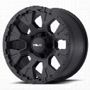 Helo HE878, 17x9 Wheel with 5 on 5.0 Bolt Pattern - Satin Black- HE87879050712N