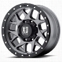 XD Wheels XD127 Bully, 17x8.5 with 8 on 170 Bolt Pattern - Gray-XD12778587400