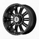 XD Wheels XD795 Hoss, 17x9 with 6 on 5.5 Bolt Pattern - Black-XD79579068312N
