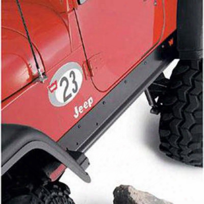 Warn Rock Sliders (black) - 63002