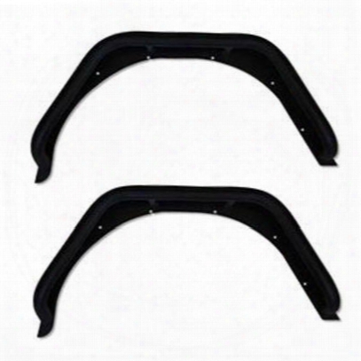 Warrior 6.5 Inch Rear Tube Fender Flares (bare Metal) - S7324-raw