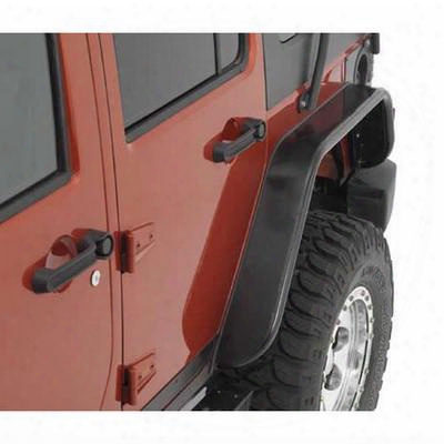 Warrior Rear Wider Tube Fender Flares (bare Metal) - S7316-raw
