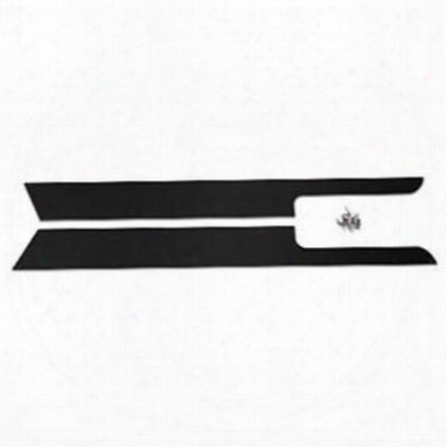 Warrior Rocker Panel Sideplates (black Steel) - S909