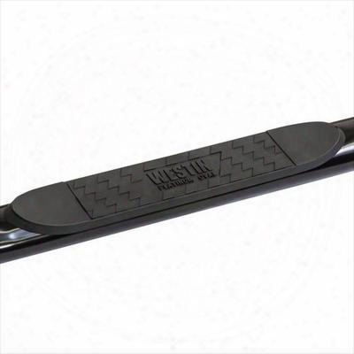 Westin Platinum Series  Wheel To Wheel Length Oval Step Bars (black) - 21-3615