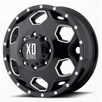 Xd Wheels Battalion Xd815, 17x6 With 8 On 6.5 Bolt Pattern - Black-xd81576080394n
