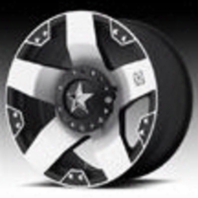 Xd Wheels Xd775 Rockstar, 20x8.5 With 5 On 4.5 And 5 On 120 Bolt Pattern - Matte Black With Machine Face-xd77528517335