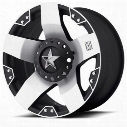 Xd Wheels Xd775 Rockstar, 20x8. 5 With 6 On 135 And 6 On 5.5 Bolt Pattern - Machinex Face With Black Accents-xd77528567510