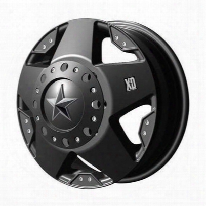 Xd Wheels Xd775 Rockstar Dually, 1x6 With 8 On 170 Bolt Pattern - Matte Black-xd77566087794n
