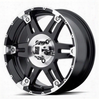Xd Wheels Xd797 Spy, 17x9 With 5 On 5.5 Bolt Pattern - Gloss Black Machined-xd79779055312n
