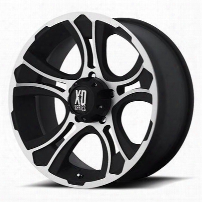 Xd Wheels Xd801 Crank, 20x9 With 5 On 5 Bolt Pattern - Matte Black Machined-xd80129050500