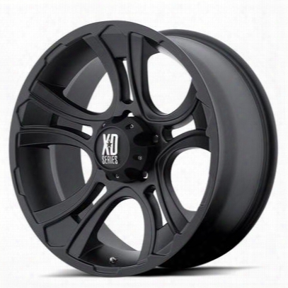 Xd Wheels Xd801 Crank, 20x9 With 6 On 5.5 Bolt Pattern - High Temp Matte Black Coated-xd80129068700