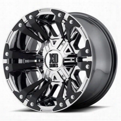 Xd Wheels Xd822 Monster Ii, 17x9 With 8 On 6.5 Bolt Pattern - Chrome-xd82279080812n