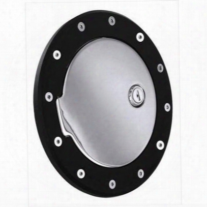Ami Billet Fuel Door (black/chrome) - 6031kcl