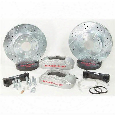 Baer Brakes 13.5 Inch Front Pro Brake System With Silver Calipers (silver) - 4401000s