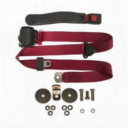 Beams 3-point Shoulder Harness Belt In Red - F0721-637473
