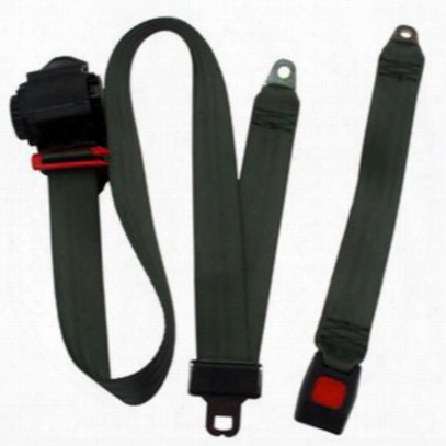 Beams Replacement 3-point Shoulder Harness Front Seat Belt In Military Green - Jpyj8791f-52