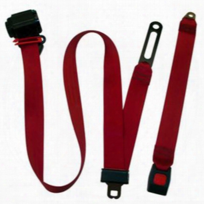 Beams Replacement 3-point Shoulder Harness Front Seat Belt In Red - Jpyj9295f-27