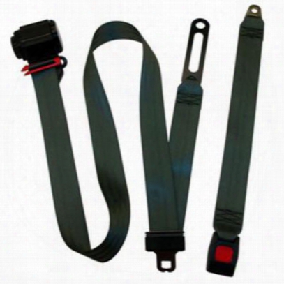 Beams Tri-lock Front Seat Belt In Military Green - Triyj9295f-52