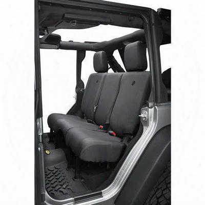 Bestop Custom-tailored Rear Seat Cover (black Diamond) - 29284-35