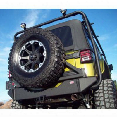Body Armor Rear Bumper (black) - Jk-2394