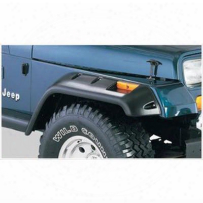 Bushwacker Jeep Yj Wrangler Front Fender Flares 10057-07 - Cut-out Style