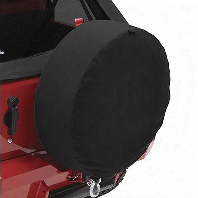 Bestop 32 Inch Spare Tire Cover In Black Twill - 61032-17