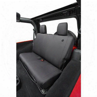 Bestop Custom-tailored Rear Seat Cover (black Diamond) - 29281-35
