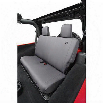 Bestop Custom-tailored Rear Seat Cover (charcoal Gray) - 29282-09