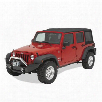 Bestop Highrock 4x4 Front Winch Bumper In Matte Black (textured) - 44910-01