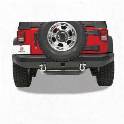 Bestop Highrock 4x4 Rear 2 Inch Receiver Hitch Bumper In Matte Black (black) - 44911-01