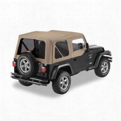 Bestop Replace-a-top W/ Tinted Windows Dark Tan - Jeep Tj Soft Tops