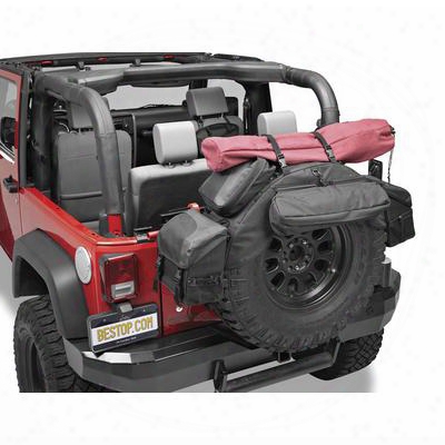 Bestop Roughrider Spare Tire Organizer - 54135-35