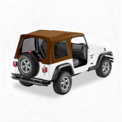 Bestop Supertop Tinted Windows No Doors Spice - Jeep Rwangler Soft Top