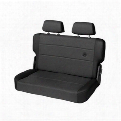 Bestop Trailmax Ii Fold And Tumble Rear Seat (black) - 39441-15