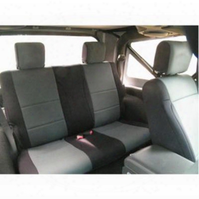 Coverking Neoprene Rear Seat Cover (black/charcoal) - Spc208