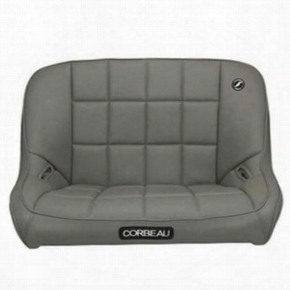 Corbeau Baja 36 Inch Rear Bench Suspension Seat (gray) - 63409