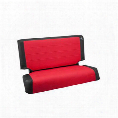 Corbeau Rear Seat Cover (black/red) - 42017