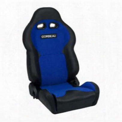 Corbeau Vx2000 Recliner Front Seat (black/ Blue) - 20005pr