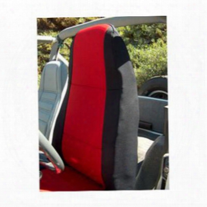 Coverking Neoprene Front Seat Covers (black/red) - Spc161