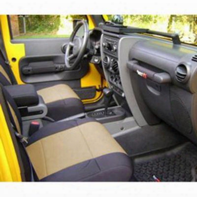 Coverking Neoprene Front Seat Covers (black/tan) - Spc273
