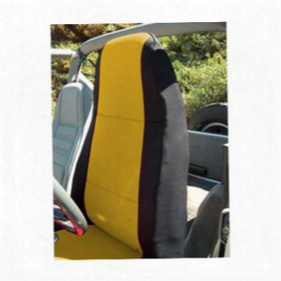 Cverking Neoprene Front Seat Covers (black/yellow) - Spc164